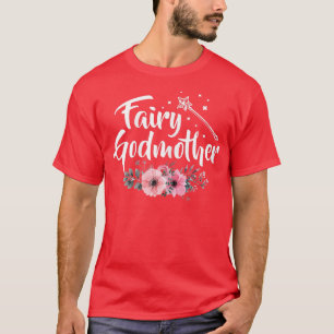 T-shirt Filles Fée Godmère Fleurs Godmaman Dieu Mère G