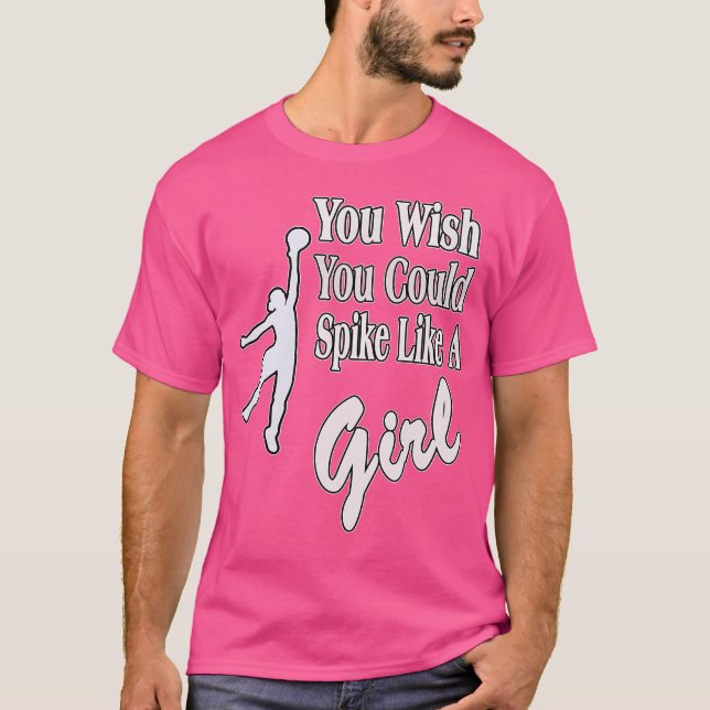 T-shirt Filles filles nage de volleyball (Devant)