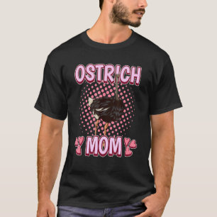 T-shirt Filles Filles Ostrich Maman Oiseau Citation Mères 