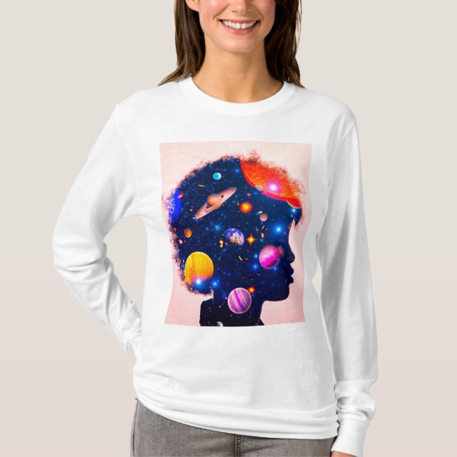 T-shirt Filles folles à l'air broyé (Devant)