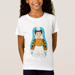 T-shirt Filles Française, Bigoudène Matryoshka