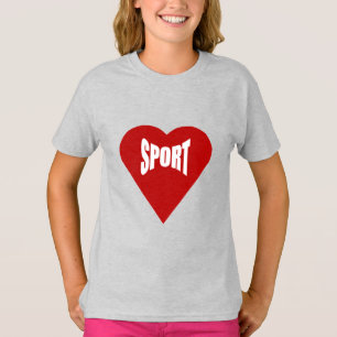 T-shirt filles frêne amour SPORT