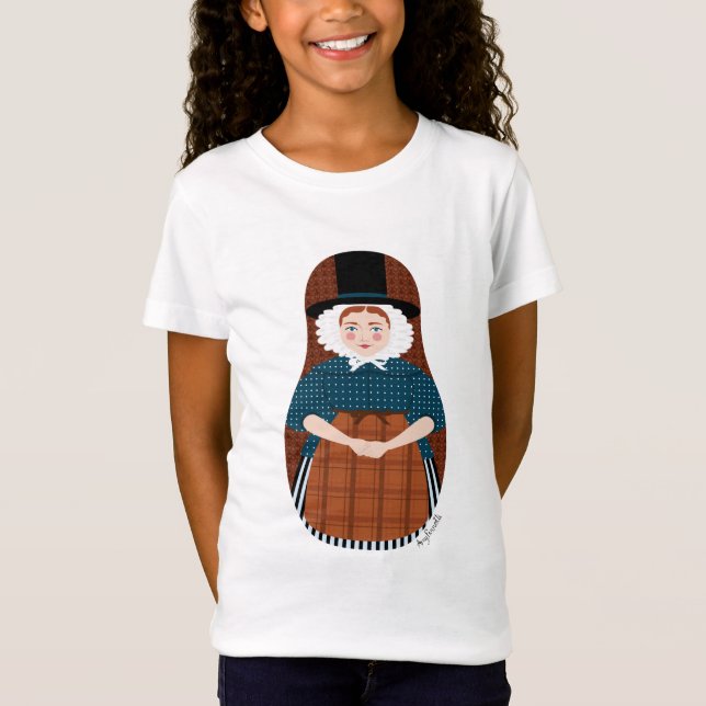 T-shirt filles galloises Matryoshka (Devant)