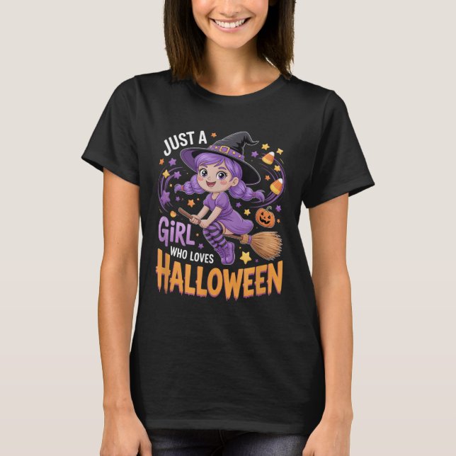 T-shirt Filles Halloween (Devant)