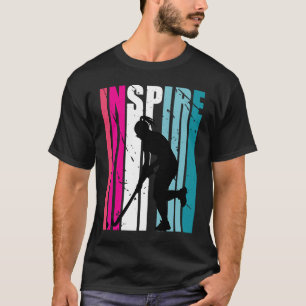 T-shirt Filles Hockey Inspirer Entraîneur Hockey Rétro Hoc