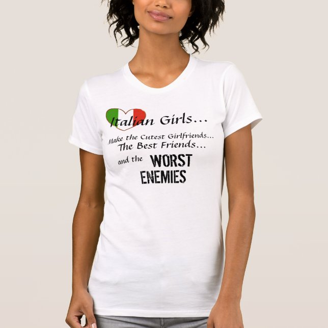 T-shirt Filles italiennes (Devant)