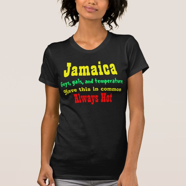 T-shirt Filles jamaïcaines (Devant)