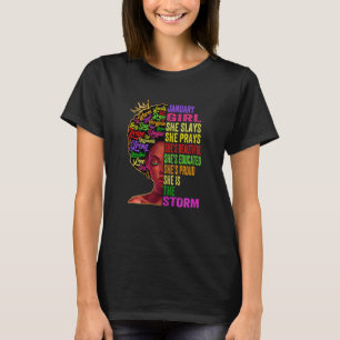 T-shirt Filles Janvier Fille Elle Sort & Prays Janvier Bir