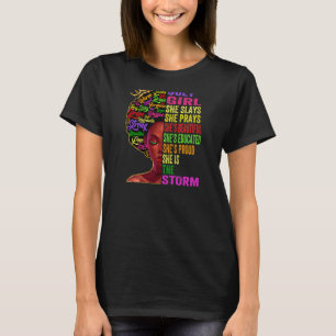 T-shirt Filles Juillet Fille Elle Étouffe & prie Juillet A