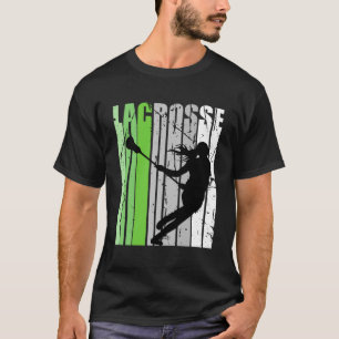 T-shirt Filles Lacrosse Couleurs Lacrosse Retro Ado Coach