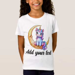 T-shirt Filles Licorne Pastel
