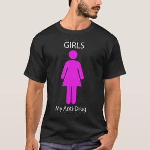 T-shirt Filles (ma Anti-Drogue)