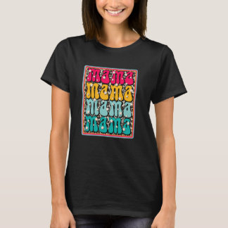 T-shirt Filles Madre Empreinte de léopard à manches courte