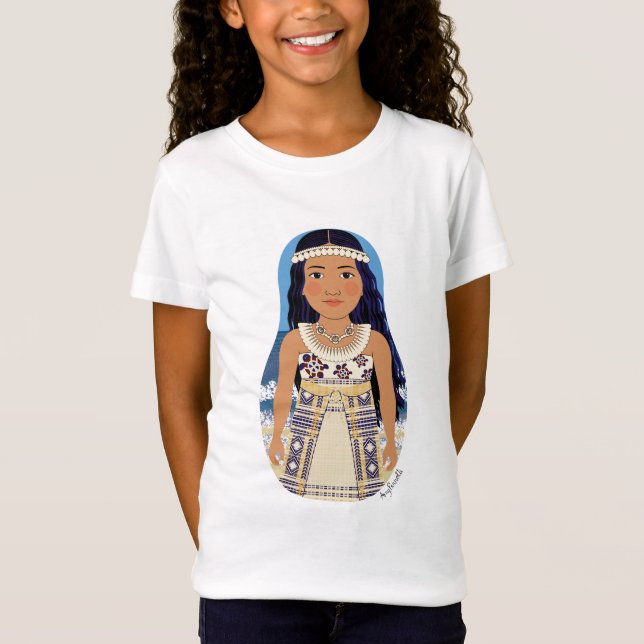 T-shirt filles marshalaises matryoshka (Devant)