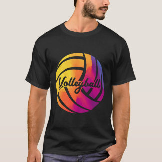 T-shirt Filles mignonnes Mixte Couleur Adolescents Volleyb