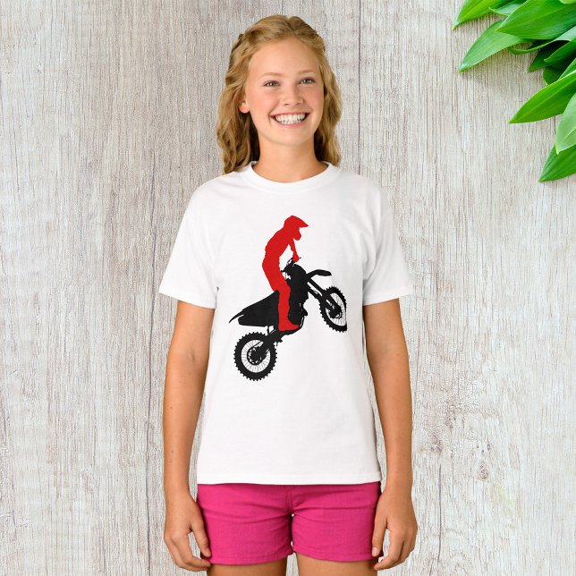 T-shirt filles motorcross Rider (Créateur téléchargé)