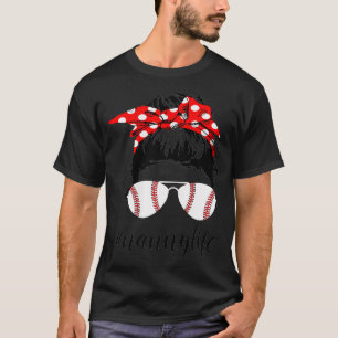 T-shirt Filles Nanny Life Softball Baseball Drôle #Nannyli
