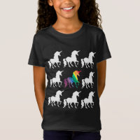 Filles noires et blanches d'arc-en-ciel unique de