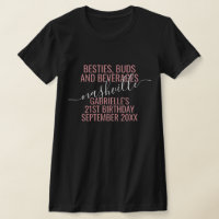 Filles Nuit Sortie Voyage Personnalisé Funny Rose