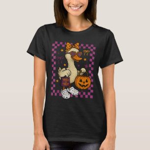 T-shirt Filles Oie Halloween Effrayant Oie Silly Oie Pou
