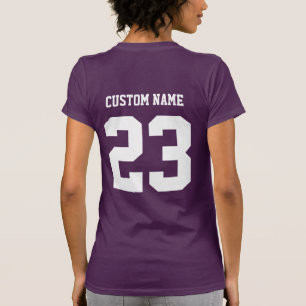 T-shirt Filles Personnalisé Nom Rose Classe de Chemise Se