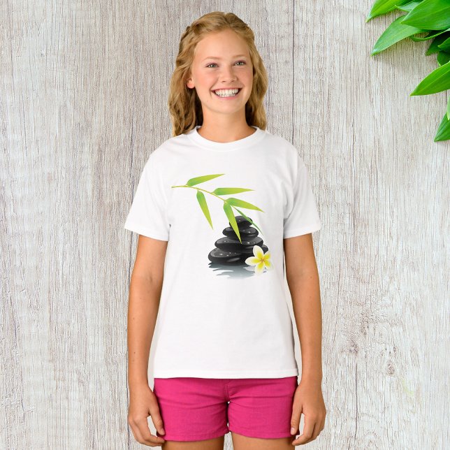 T-Shirt Filles Pierres Noires (Créateur téléchargé)