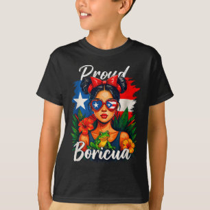 T-shirt Filles Portoricaines Boricua Porto Rico Patrimoine