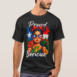 T-shirt Filles Portoricaines Boricua Porto Rico Patrimoine