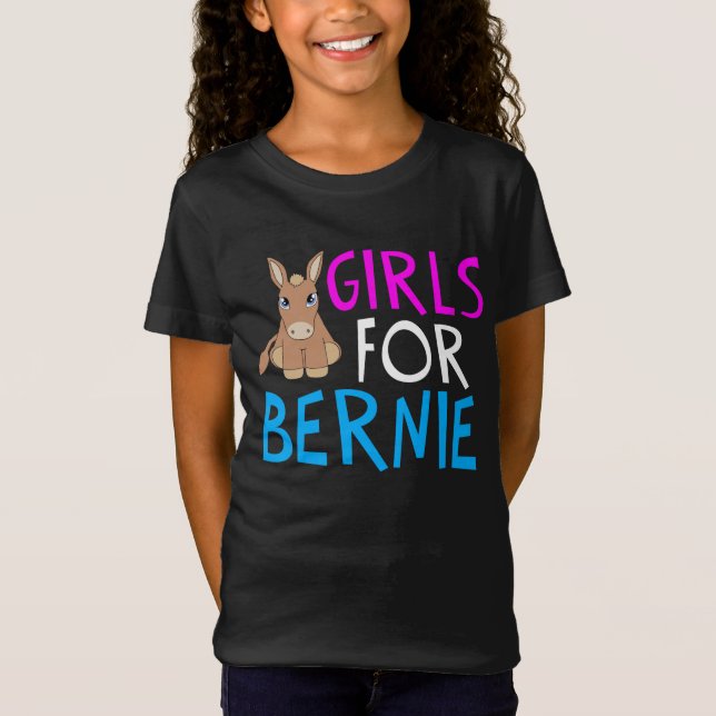 T-Shirt Filles pour Bernie Sanders Enfants (Devant)