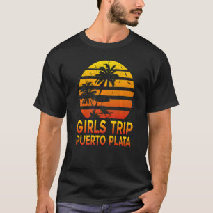 T-shirt Filles Puerto Plata Voyage d'ami République Domini