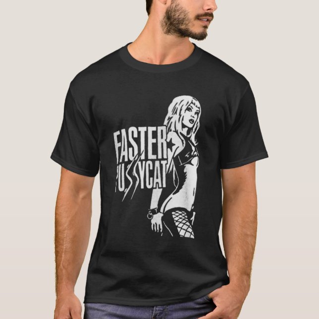 T-shirt filles pussycat 09 Plus rapide Pussycat meilleure  (Devant)