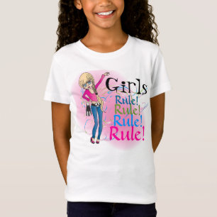 T-Shirt Filles règle, règle, règle