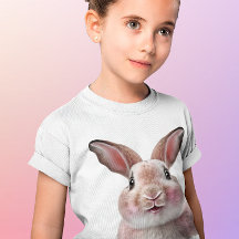 Filles roses mignonnes lapin drôle lapin lapin