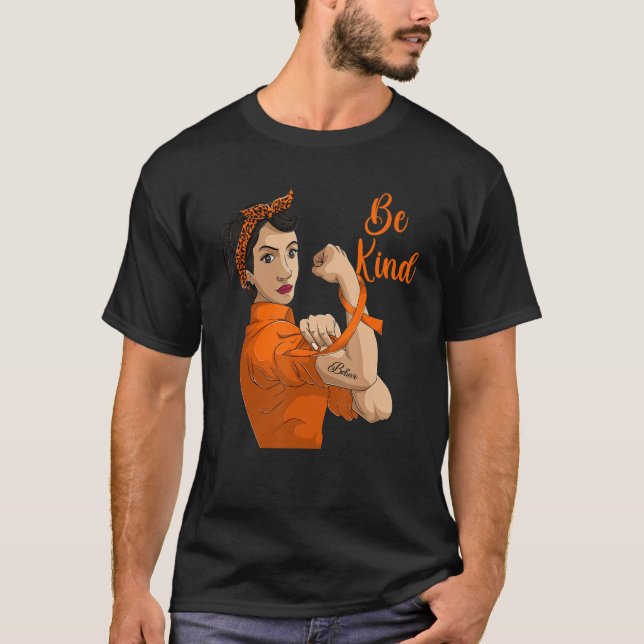 T-shirt Filles Rosie Le Riveter Kindness Be Kind Strong W (Devant)