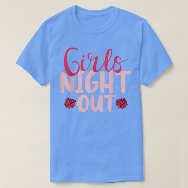 T-shirt Filles Sortir La Nuit Filles Voyage (Design devant)
