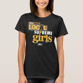 T-shirt Filles suprêmes (brun, or)