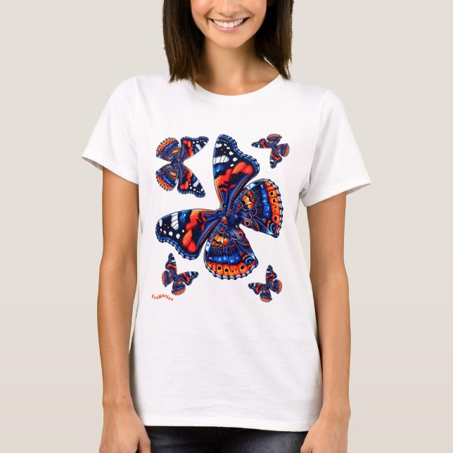 T-shirt Filles T Chemises papillons (Devant)