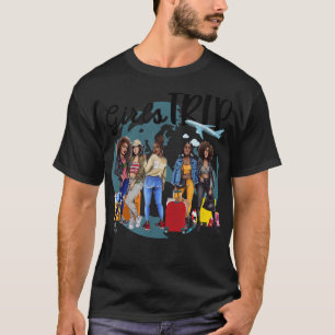 T-shirt Filles Trip Black Femmes Reine Melanin Afro-Améric