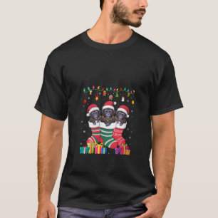 T-shirt Filles Trois Gorilles dans Sock Garçons Amusants F