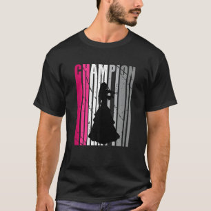 T-shirt Filles Violon Rose Anniversaire Femme Joue Le Viol
