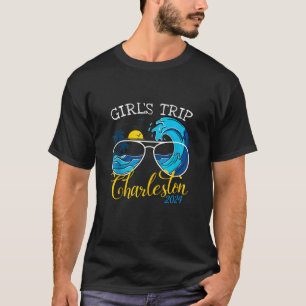 T-shirt Filles Voyage Charleston 2024 FEMMES Week-end Anni
