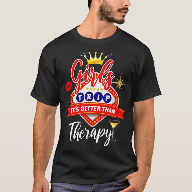 T-shirt Filles Week-End Vacances Les Filles Voyagent Mieux (Devant)