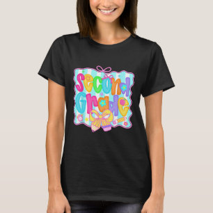 T-shirt Fillettes Prépa Rentree Scolaire 2e Année Coquette