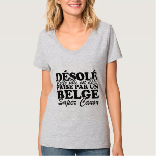 T - Shirt Fillpreis par un Belge Super Canon