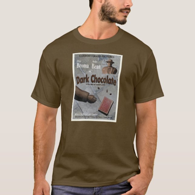 T-shirt Film au chocolat noir (Devant)