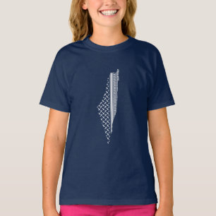 T-shirt Film de la carte de Palestine Keffiyeh