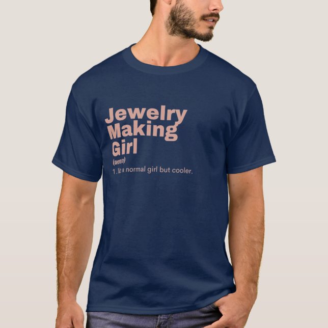 T-shirt Film Girl - Bijouterie (Devant)