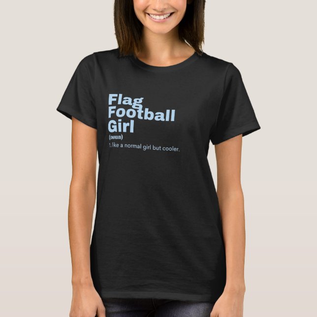 T-shirt Film Girl - Football drapeau (Devant)