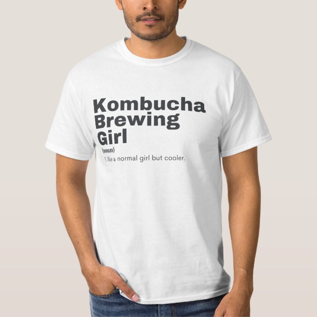 T-shirt Film Girl - Kombucha Brewing (Devant)