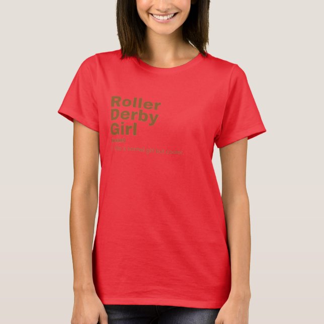 T-shirt Film Girl - Roller Derby (Devant)
